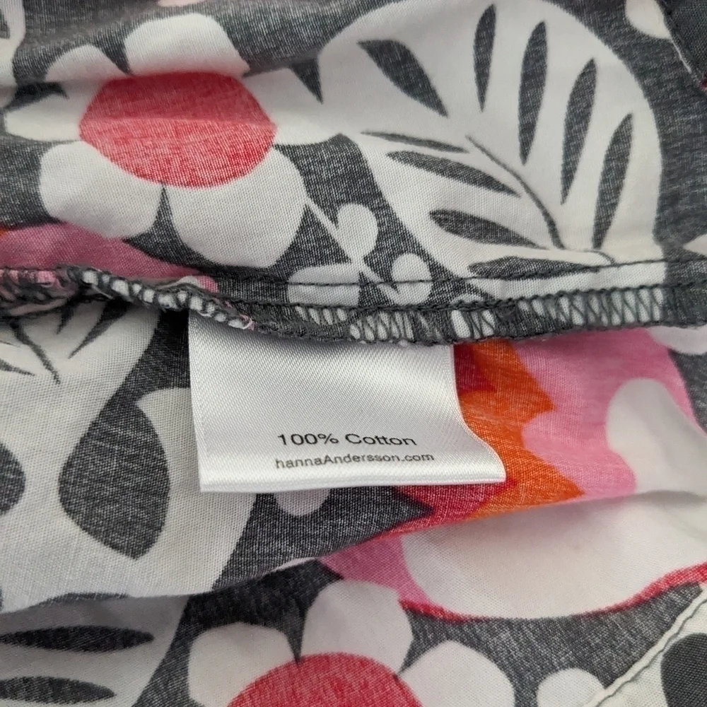 Hanna Andersson Flower Butterfly Dress Tunic 80 2T